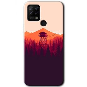 Tecno Pova Gözlem Kulesi Baskılı Uyumlu Silikon Kılıf