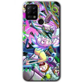 Tecno Pova Graffiti Çizgi Film Baskılı Uyumlu Silikon Kılıf