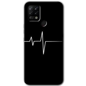 Tecno Pova Heart Rytm Baskılı Uyumlu Silikon Kılıf