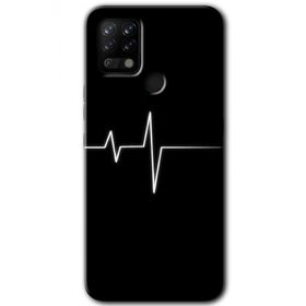 Tecno Pova Heart Rytm Baskılı Uyumlu Silikon Kılıf