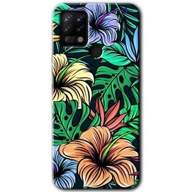 Tecno Pova Hibiscus Flowers Baskılı Uyumlu Silikon Kılıf