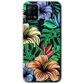 Tecno Pova Hibiscus Flowers Baskılı Uyumlu Silikon Kılıf