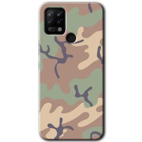 Tecno Pova Kamuflaj 29 Baskılı Uyumlu Silikon Kılıf