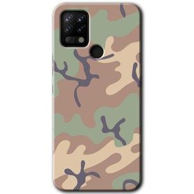 Tecno Pova Kamuflaj 29 Baskılı Uyumlu Silikon Kılıf