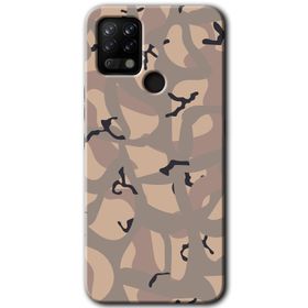 Tecno Pova Kamuflaj 6 Baskılı Uyumlu Silikon Kılıf