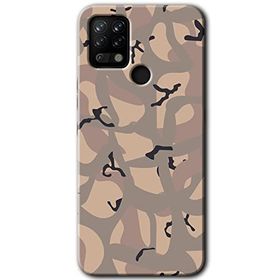 Tecno Pova Kamuflaj 6 Baskılı Uyumlu Silikon Kılıf