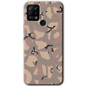 Tecno Pova Kamuflaj 6 Baskılı Uyumlu Silikon Kılıf