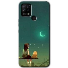 Tecno Pova Kedili Kız Baskılı Uyumlu Silikon Kılıf