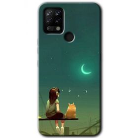 Tecno Pova Kedili Kız Baskılı Uyumlu Silikon Kılıf