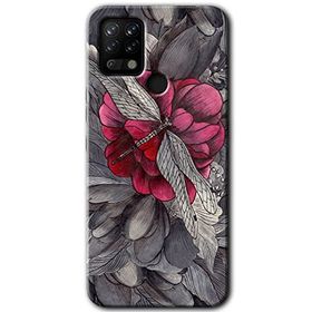 Tecno Pova kelebek Ömrü Baskılı Uyumlu Silikon Kılıf