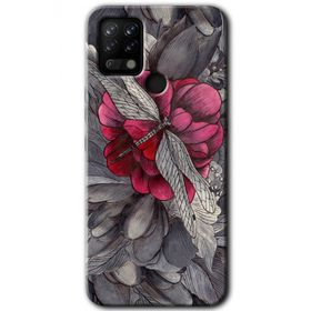 Tecno Pova kelebek Ömrü Baskılı Uyumlu Silikon Kılıf