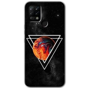 Tecno Pova Kızıl Gezegen Baskılı Uyumlu Silikon Kılıf