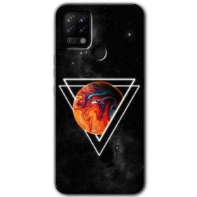 Tecno Pova Kızıl Gezegen Baskılı Uyumlu Silikon Kılıf