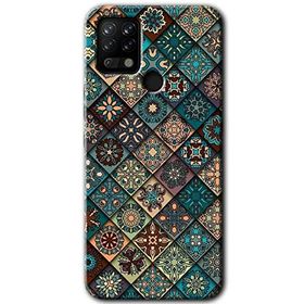 Tecno Pova Mandala Desen Baskılı Uyumlu Silikon Kılıf