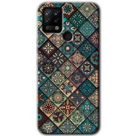 Tecno Pova Mandala Desen Baskılı Uyumlu Silikon Kılıf
