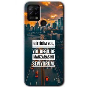 Tecno Pova Manzara Seviyorum Baskılı Uyumlu Silikon Kılıf
