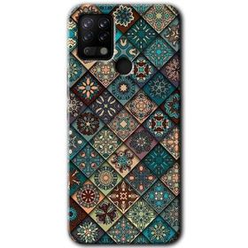 Tecno Pova Mat Mandala Baskılı Uyumlu Silikon Kılıf