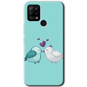 Tecno Pova Mutlu Kuşlar Baskılı Uyumlu Silikon Kılıf