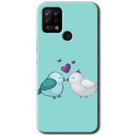 Tecno Pova Mutlu Kuşlar Baskılı Uyumlu Silikon Kılıf