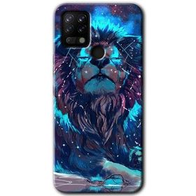 Tecno Pova Neon Aslan Baskılı Uyumlu Silikon Kılıf
