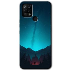 Tecno Pova Night Fores Mount Baskılı Uyumlu Silikon Kılıf