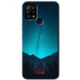 Tecno Pova Night Fores Mount Baskılı Uyumlu Silikon Kılıf