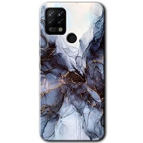 Tecno Pova Otantik Mermer Baskılı Uyumlu Silikon Kılıf
