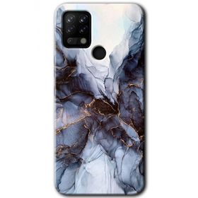 Tecno Pova Otantik Mermer Baskılı Uyumlu Silikon Kılıf