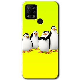 Tecno Pova Penguenler Baskılı Uyumlu Silikon Kılıf