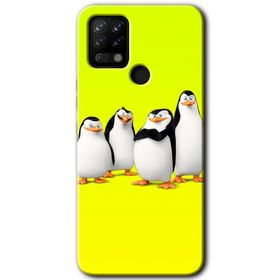 Tecno Pova Penguenler Baskılı Uyumlu Silikon Kılıf