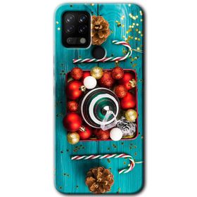 Tecno Pova Portakal Çiçeği Baskılı Uyumlu Silikon Kılıf