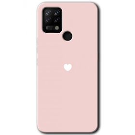 Tecno Pova Sade Kalp Baskılı Uyumlu Silikon Kılıf