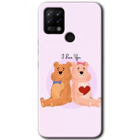 Tecno Pova Sevgili Ayıcık Baskılı Uyumlu Silikon Kılıf