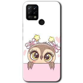 Tecno Pova Sevimli Baykuş Baskılı Uyumlu Silikon Kılıf
