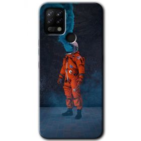 Tecno Pova Smoke Astronot Baskılı Uyumlu Silikon Kılıf