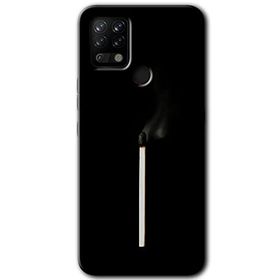 Tecno Pova Sönmüş Kibrit Baskılı Uyumlu Silikon Kılıf