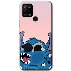Tecno Pova Stitch Baskılı Uyumlu Silikon Kılıf