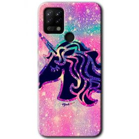 Tecno Pova Unicorn Kristal Baskılı Uyumlu Silikon Kılıf