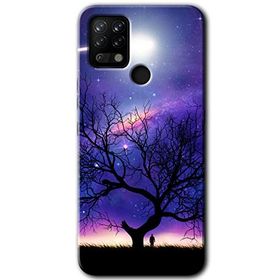 Tecno Pova Uzay Silüet Baskılı Uyumlu Silikon Kılıf