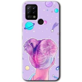 Tecno Pova Uzaylı Kız Baskılı Uyumlu Silikon Kılıf
