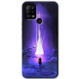 Tecno Pova Wanderer Silhouette Baskılı Uyumlu Silikon Kılıf