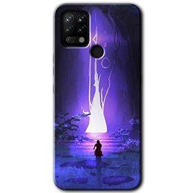 Tecno Pova Wanderer Silhouette Baskılı Uyumlu Silikon Kılıf