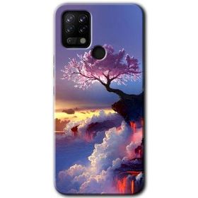 Tecno Pova Wash Red Wall Baskılı Uyumlu Silikon Kılıf