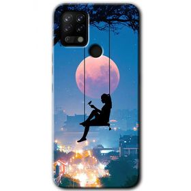 Tecno Pova Yalnız Kadın Baskılı Uyumlu Silikon Kılıf