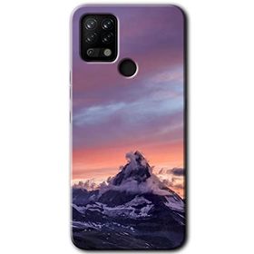Tecno Pova Zirve Baskılı Uyumlu Silikon Kılıf