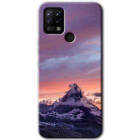 Tecno Pova Zirve Baskılı Uyumlu Silikon Kılıf