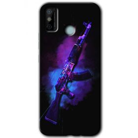 Tecno Spark 6 Go AK Baskılı Uyumlu Silikon Kılıf