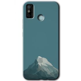 Tecno Spark 6 Go Alone Mountain Baskılı Uyumlu Silikon Kılıf