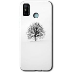 Tecno Spark 6 Go Alone Tree Baskılı Uyumlu Silikon Kılıf