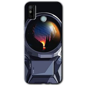 Tecno Spark 6 Go Astronot Baskılı Uyumlu Silikon Kılıf